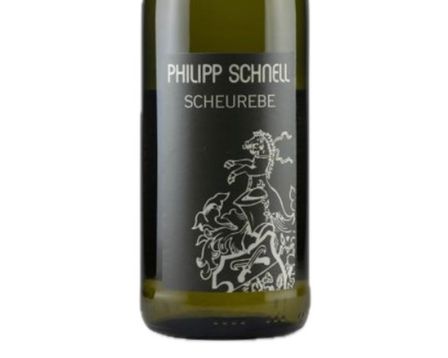 Una imagen de la etiqueta del vino de Weingut Schnell Scheurebe